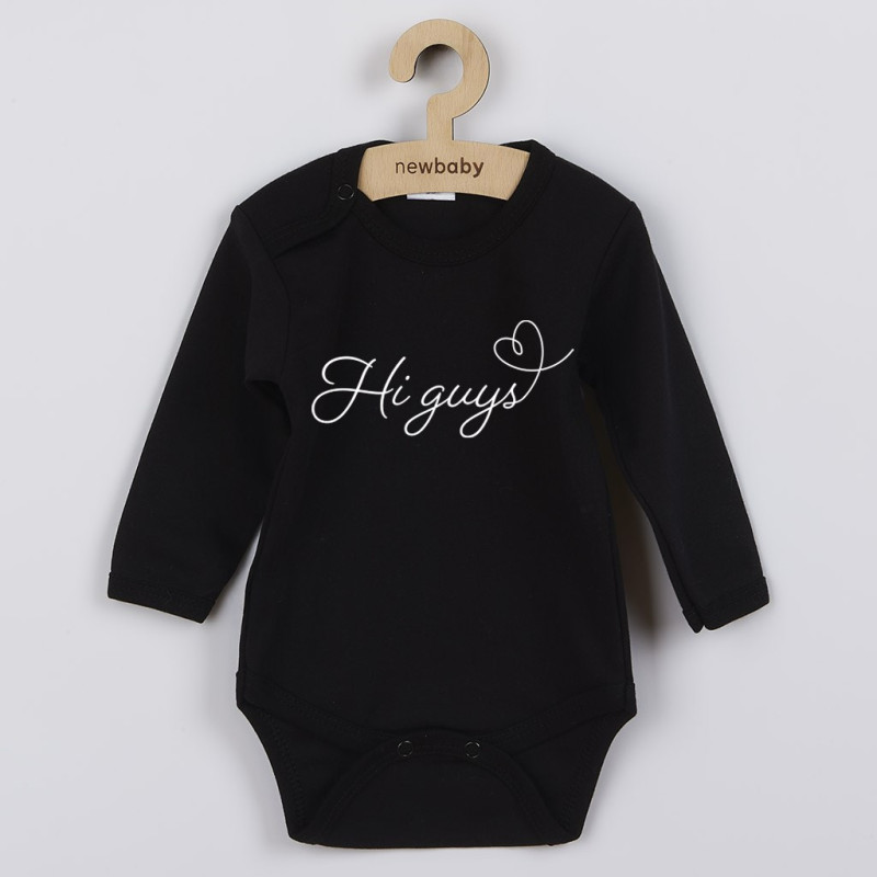 Dětské body s potiskem New Baby Hi guys