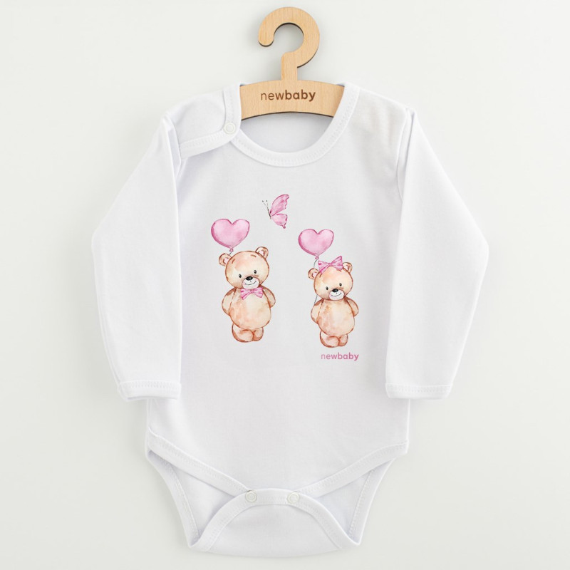 Dětské body s potiskem New Baby Love Bears