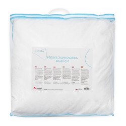 Luxusní péřová zavinovačka Dráček New Baby - péřová výplň 80x80 cm