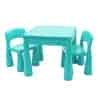 Dětská sada stoleček a dvě židličky NEW BABY mátová