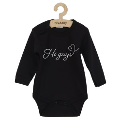 Dětské body s potiskem New Baby Hi guys