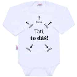 Body s potiskem New Baby Tati, to dáš!