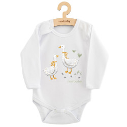 Dětské body s potiskem New Baby Husičky