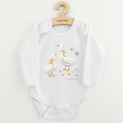 Dětské body s potiskem New Baby Husičky