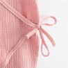 Kojenecký mušelínový overal New Baby pink