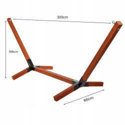 Dřevěný stojan na houpací síť Baby Mix impregnovaný 300 kg