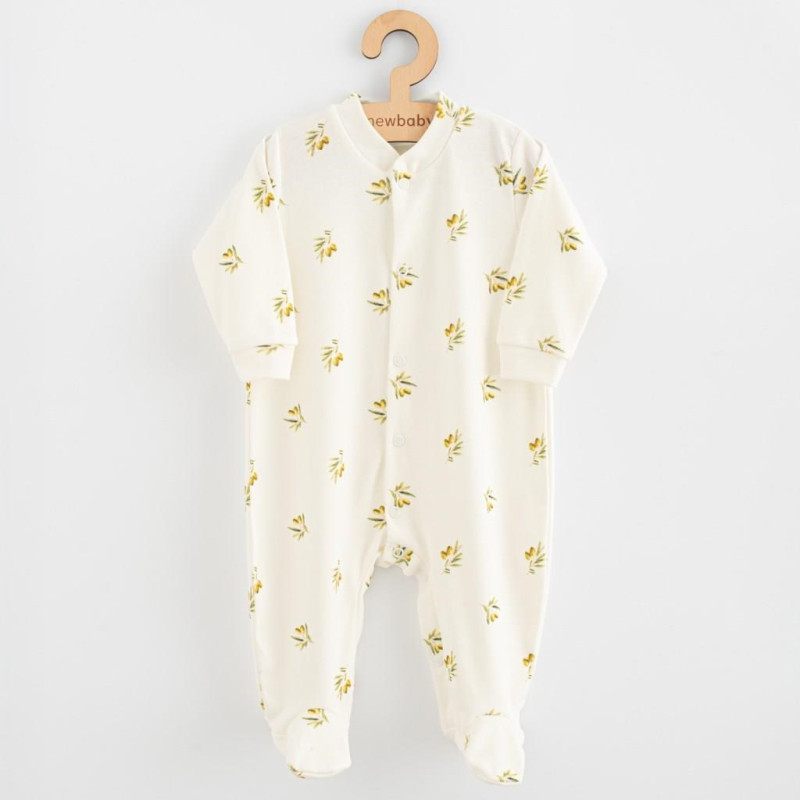 Kojenecký overal z organické bavlny New Baby Olivy