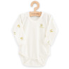 Kojenecké body s dlouhým rukávem z organické bavlny New Baby Olivy