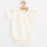 Kojenecké body s krátkým rukávem z organické bavlny New Baby Olivy