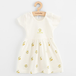 Kojenecké šaty z organické bavlny s krátkým rukávem New Baby Olivy