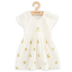 Kojenecké šaty z organické bavlny s krátkým rukávem New Baby Olivy