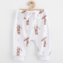 Dětské bavlněné kalhoty Jogger New Baby For Babies bunny