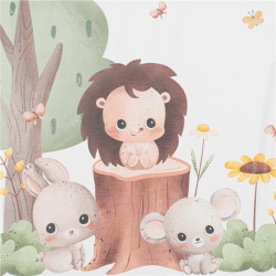 Přebalovací nástavec Baby Mix Lesní zvířátka 47x70cm