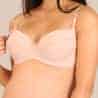 Polovyztužená kojící podprsenka New Baby Eva béžová