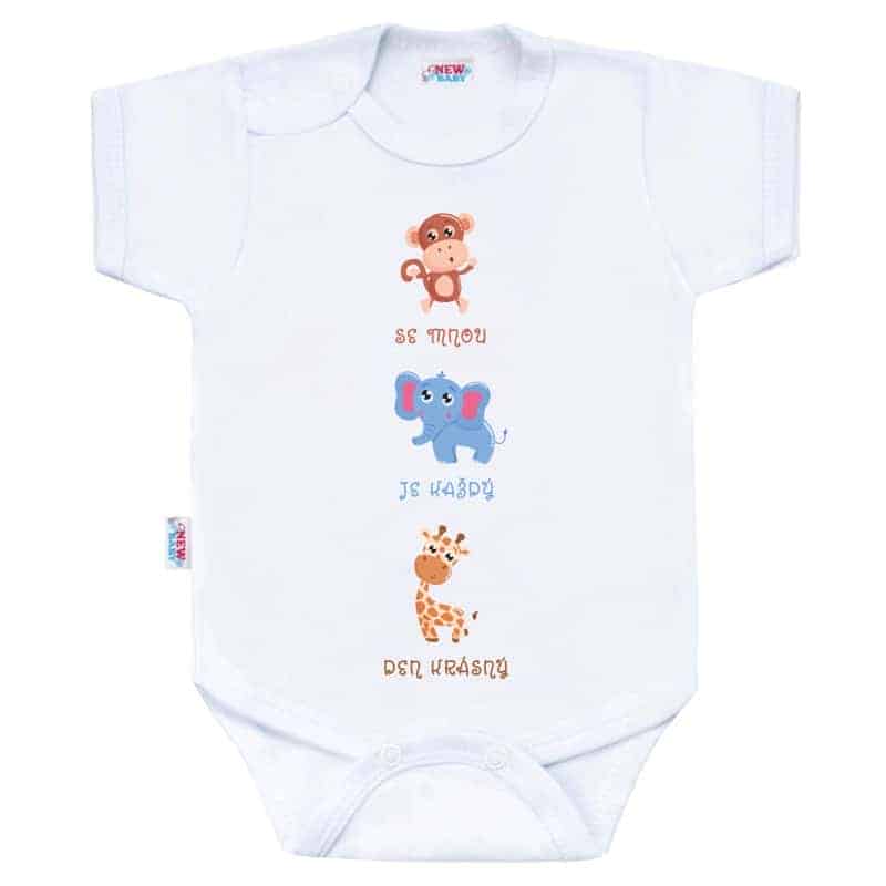 Body s potiskem New Baby ...Krásný Den