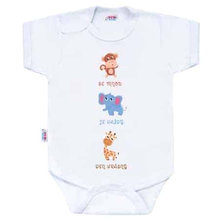 Body s potiskem New Baby ...Krásný Den