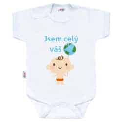 Body s potiskem New Baby Jsem celý váš svět