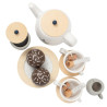 Dětský dřevěný čajový set Montessori Baby Mix