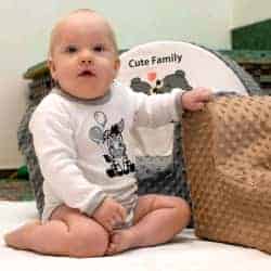 Kojenecká bavlněná čepička New Baby Zebra exclusive