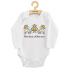 Dětské body s potiskem New Baby Lidový vzor Děvčica z Moravy
