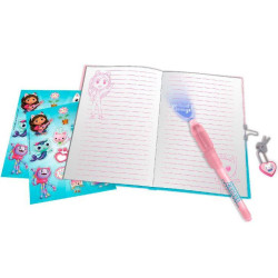 DÁRKOVÁ SADA TAJNÉ PERO, NOTES A SAMOLEPKY GÁBININ KOUZELNÝ DOMEK