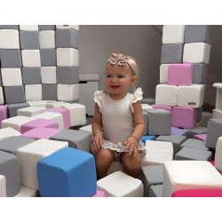 Pěnové kostky-sada 45 velkých pěnových kostek Pyramida uni