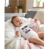 Dětské body s potiskem New Baby BORN IN 2026 pink