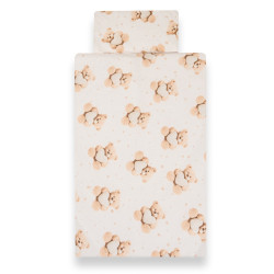 2-dílné ložní povlečení New Baby Love Teddy Bear 90/120 cm beige