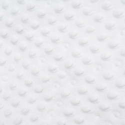 Luxusní šněrovací zavinovačka z Minky New Baby bílá 75x75 cm