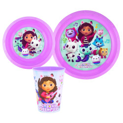 3 - DÍLNÁ PLASTOVÁ SADA GÁBININ KOUZELNÝ DOMEK