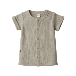 Kojenecká mušelínová košile s kraťasy New Baby linen