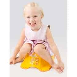 Hrající dětský nočník protiskluzový béžový medvídek