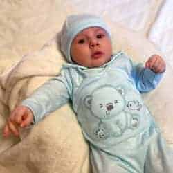 Kojenecká soupravička do porodnice New Baby Sweet Bear šedá