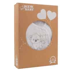 Kojenecká soupravička do porodnice New Baby Sweet Bear bílá