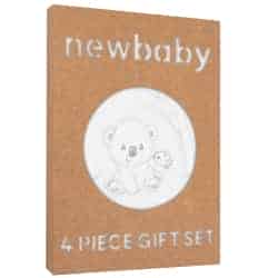 Kojenecká soupravička do porodnice New Baby Sweet Bear bílá